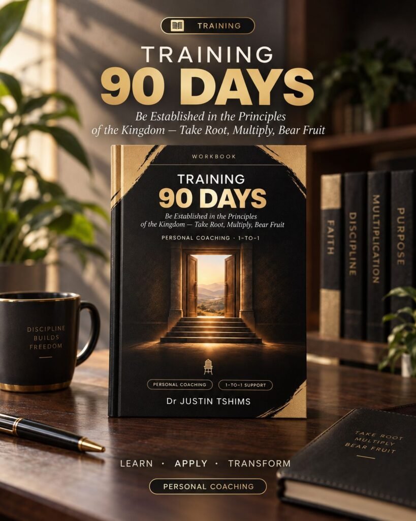 90-Day Personal Coaching — 1-to-1 with Dr Justin Tshims